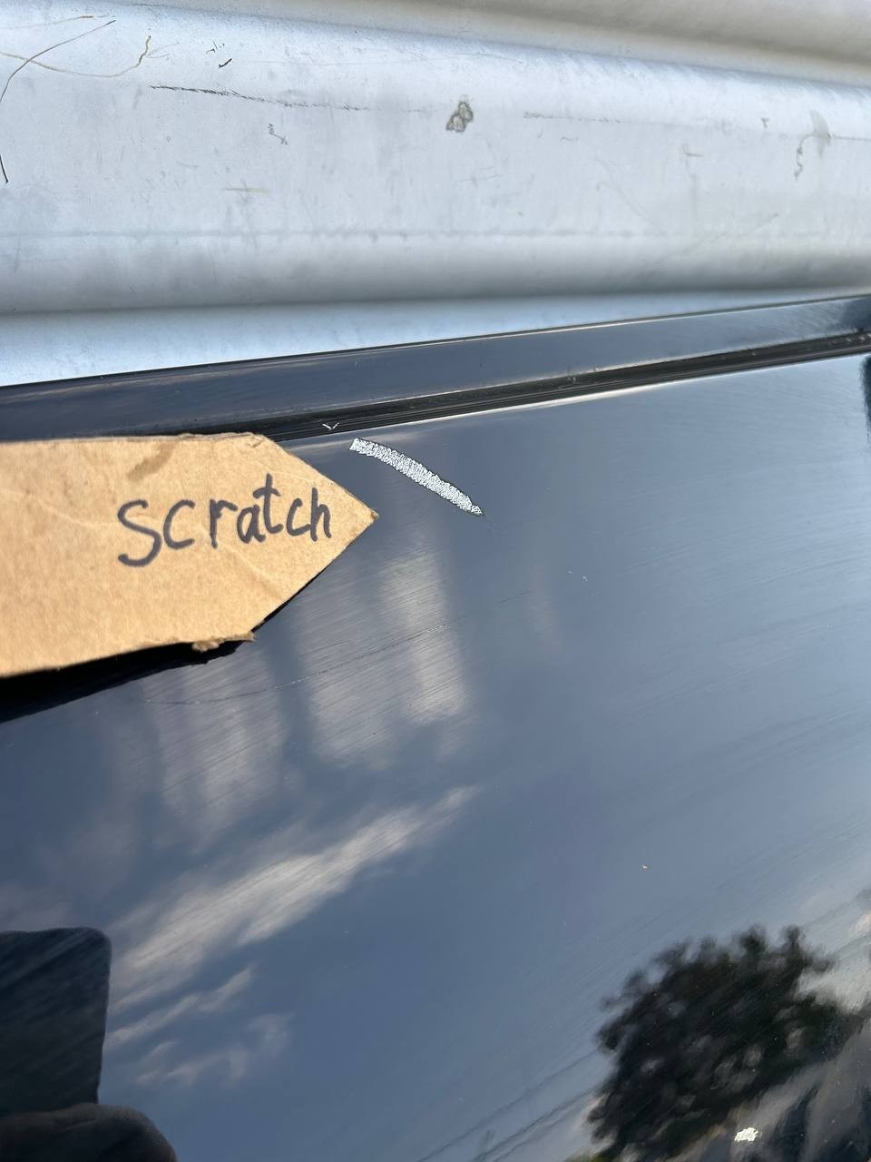 ✅2017-2023 Tesla Model 3 Rear Right Passenger Side Door Black w/scratches