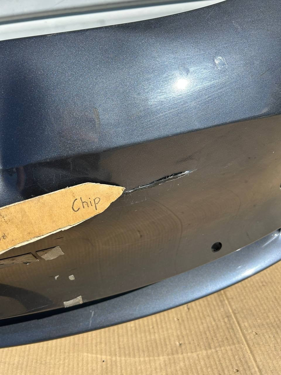✅2017-2023 Tesla Model 3 Front Bumper Cover Gray w/Sensor Holes OEM w/chip