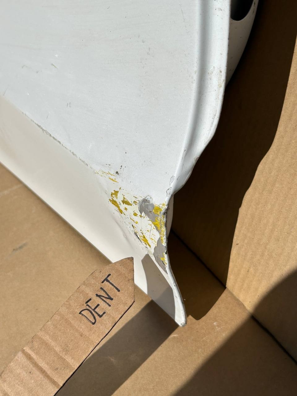 ✅ 17-23 Tesla Model 3 Rear Right Passenger Side Door Shell White w/dent