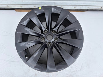 ✅ 16-20 Tesla Model X 20" 20x10J+35mm Front Wheel Rim Gray 1027225-00-B