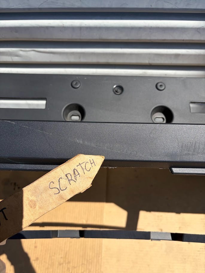 ✅24-25 Tesla Cybertruck Rear Bumper Cover Gray OEM 1896361-00-E /scratched