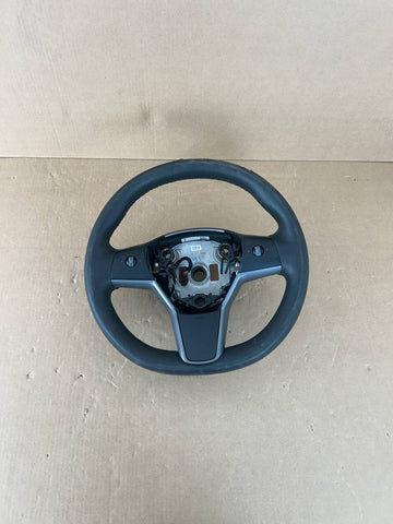 OEM 2017-2023 Tesla Model 3 Y Steering Wheel Leather Heated 1490214-00-B