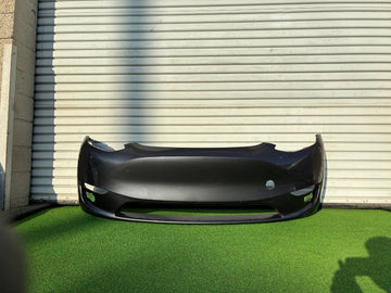 ✅20-23 Tesla Model Y Front Bumper Cover No Sensors OEM Gray 1493748-00-A /broken