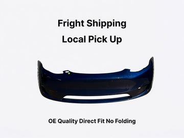 ✅ 23-24 Tesla Model Y Front Bumper Blue Cover No Sensor Holes 1493745-00-A