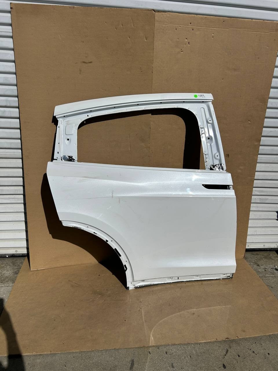 ✅ 2021+ Tesla Model X Rear Right Passenger Door Shell White OEM
