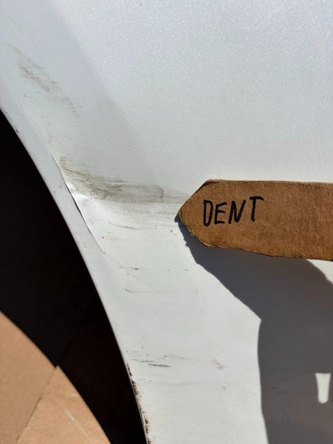✅2020-2023 Tesla Model Y Rear Right Door Shell Skin White OEM w/dent