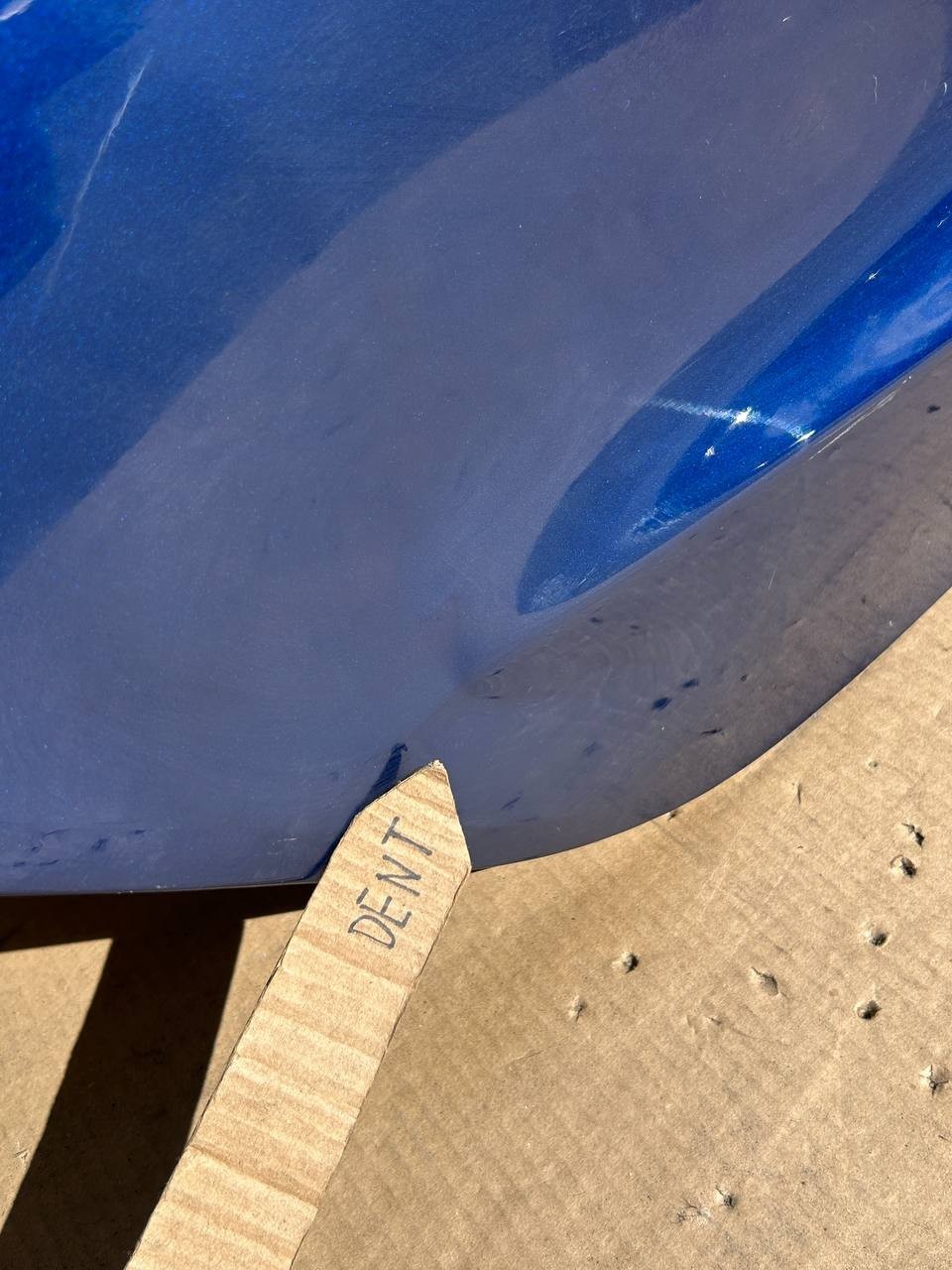 ✅ 17-23 Tesla Model 3 Rear Right Passenger Side Door Shell Blue w/dent