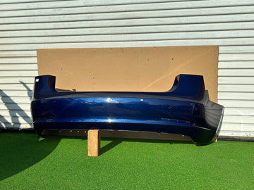 ✅ 2017-2023 Tesla Model 3 Rear Bumper Cover Blue w/Sensor Holes w/dent
