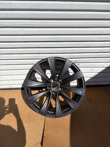 ✅21-25 Tesla Model X 22" Front Wheel Rim 1620226-01-A /bent