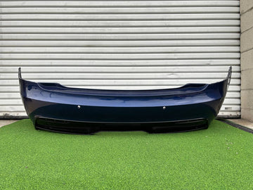 ✅2021+ Tesla Model S Rear Bumper Cover Blue KIT /damaged