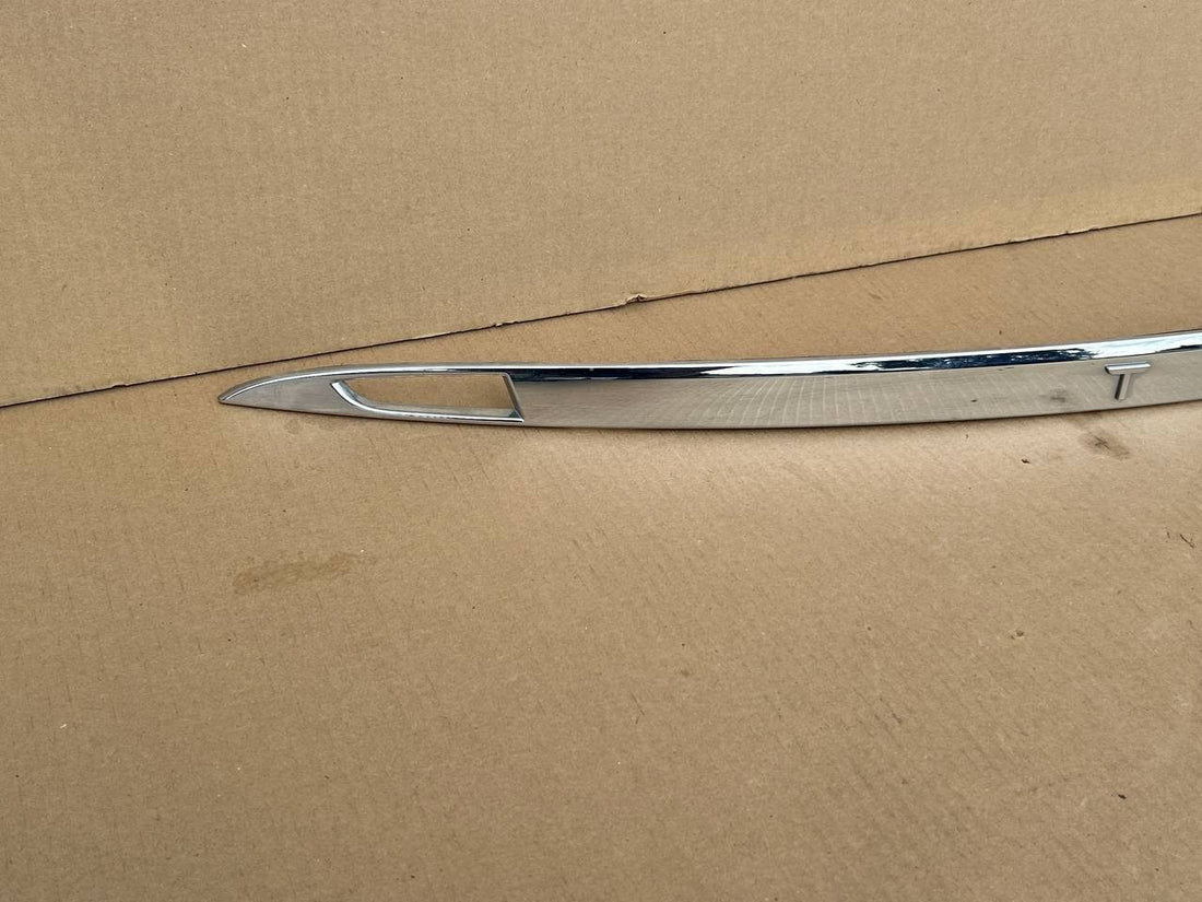 ✅ 12-15 Tesla Model S Rear Liftgate Trunk Lid Chrome Trim Molding 1025776-00