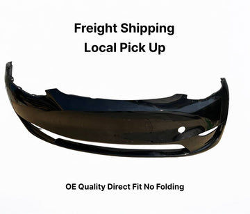 ✅EXCELLENT! 20-24 Tesla Model Y Front Bumper Cover No Sensors Black 1493736