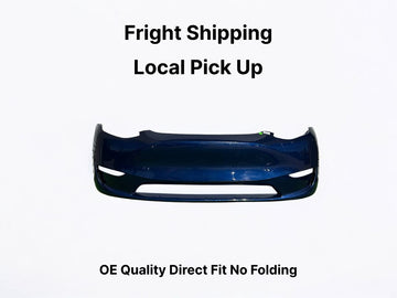 ✅20-24Tesla Model Y Front Bumper Cover No Sensors OEM Blue w/scratches