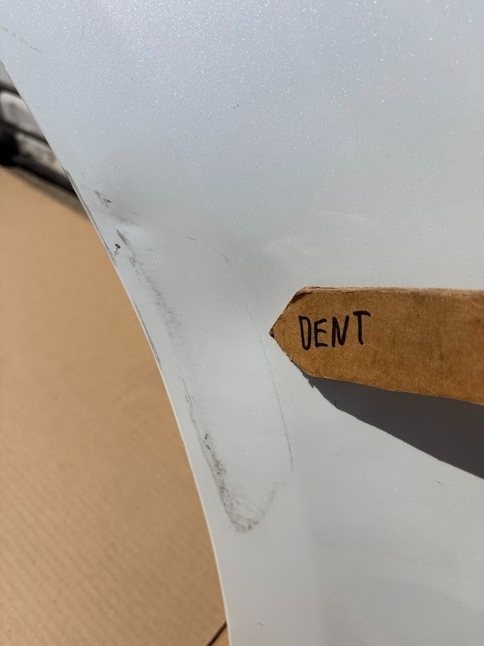 ✅2020-2023 Tesla Model Y Rear Right Door Shell Skin White OEM w/dent