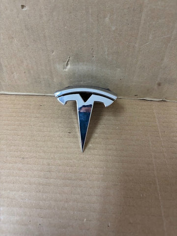 ✅ NEW! 16-20 Tesla Model S Front T-Emblem Logo Chrome Badge Assembly 1053686
