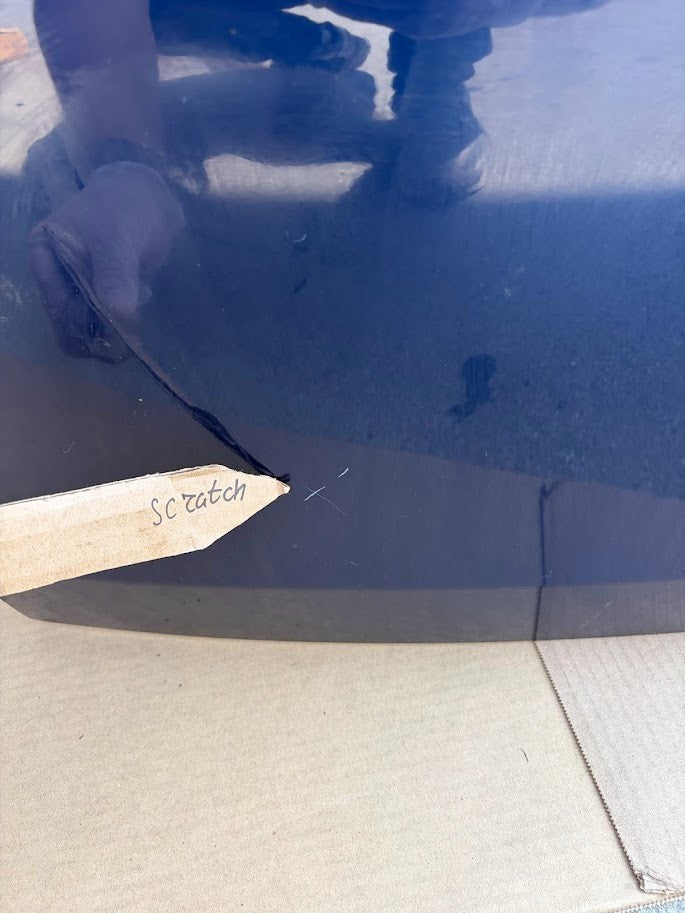 ✅ 2025+ Tesla Model Y Rear Trunk Lid Blue /scratched