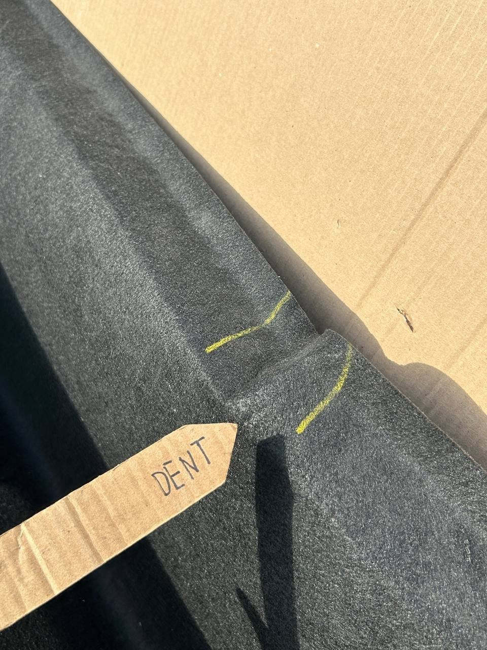 ✅ 2015-2020 Tesla Model X OEM Front Frunk Carpet Liner Insert 1048059-00-E