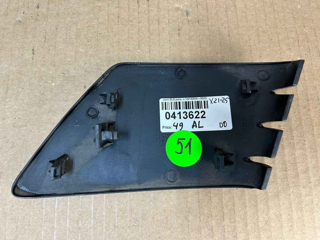 ✅ 21-25 Tesla Model X Front Fascia Bumper Grille Tow Eye Hook Cover 1588197-02-B