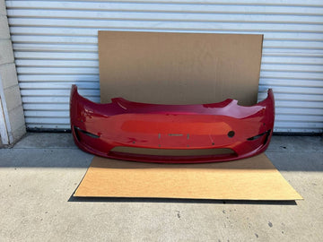 ✅Tesla Model Y 2020-2023 Front Bumper Cover OEM  1493745-00-A Red