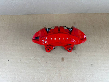 ✅2017-2022 Tesla Model 3 Front Left Performance Brake Caliper Red 1044641-00-F
