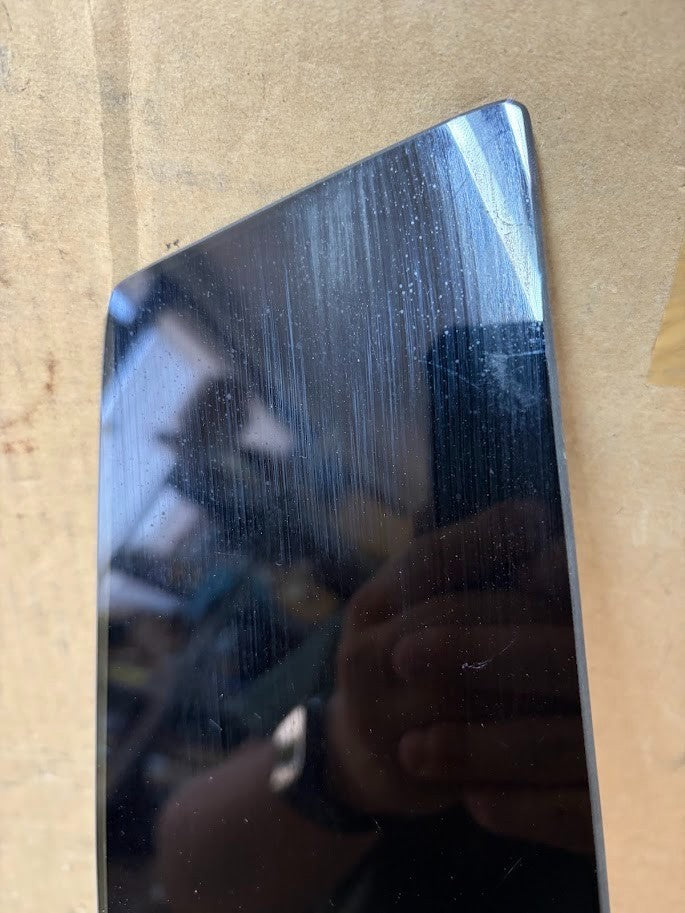 ✅12-16 Tesla Model S Front Left Door B Pillar Trim Glass Panel Cover F14942