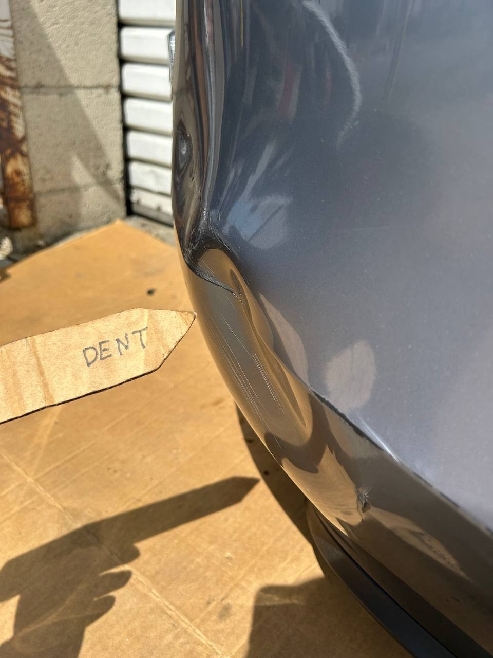✅24 Tesla Model 3 Highland Rear Bumper + Lower Valance Silver 1789900 /cracked