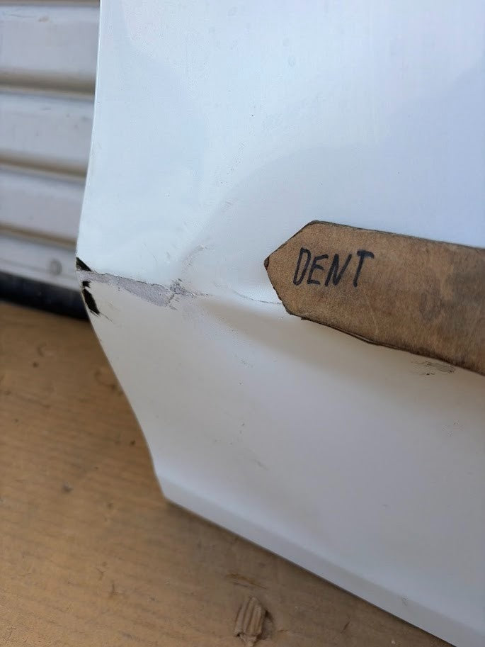✅2020-2027 Tesla Model Y Rear Left Door Shell Skin White OEM 1493561 /dented