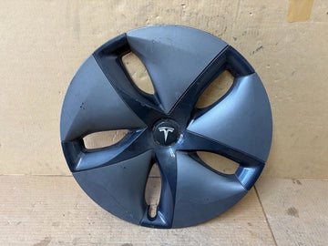 ✅17-20 Tesla Model Wheel 3 Rim Cover Hub Cap 18" Aero 1044231-99-B w/scratches