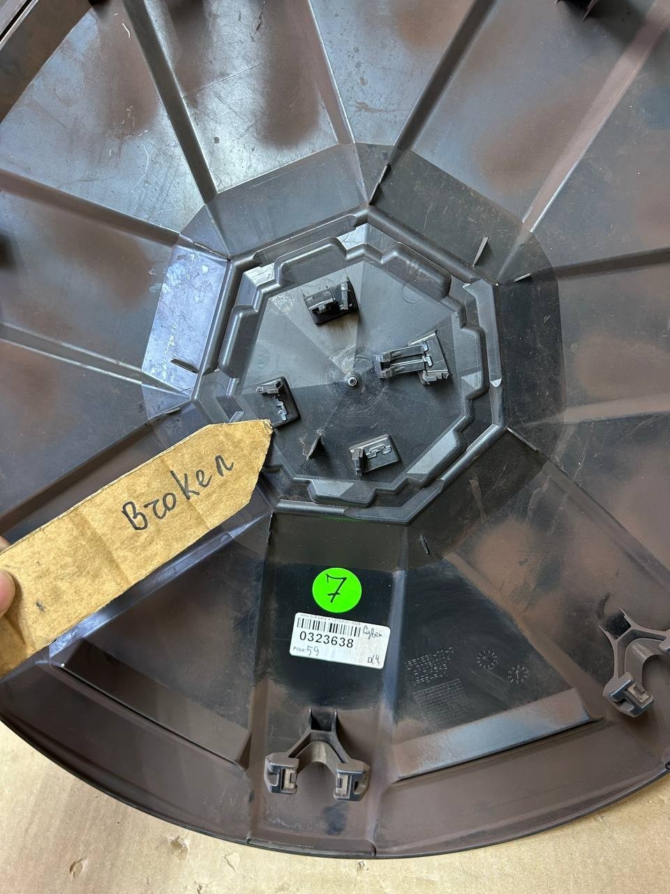 ✅ 2024–2025 Tesla Cybertruck Core Wheel Cover Hub Cap 1250231-00-C /damaged