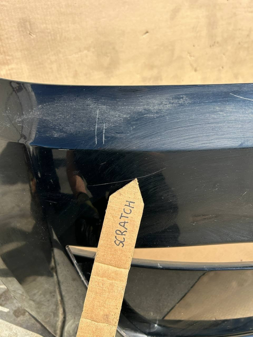 ✅ 21+ Tesla Model X Front Bumper Cover Black w/scratches