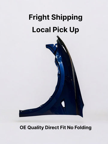 ✅2017-2024 Tesla Model Y Front Left Driver Side Fender Blue w/dent and scratches