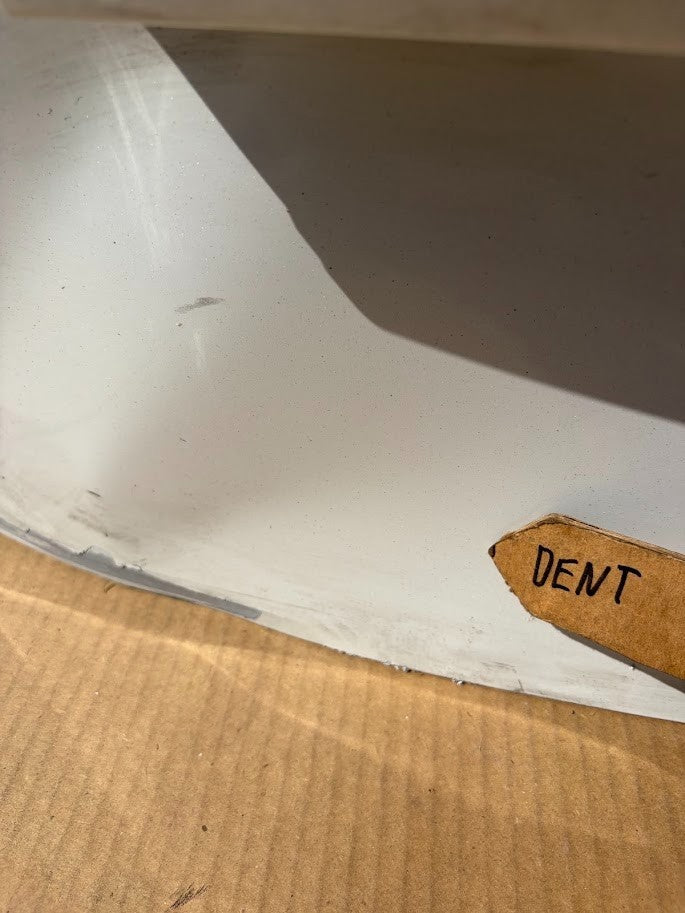 ✅ 21-23 Tesla Model 3 Trunk Lid Tailgate Shell White Powered /dented