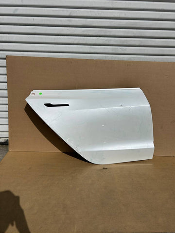 ✅2017-2023 Tesla Model 3 Rear Right Side Door Shell White w/dent and scratches