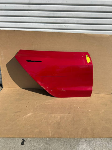 ✅2017-2023 Tesla Model 3 Rear Right Passenger Side Door Shell Red w/scratches