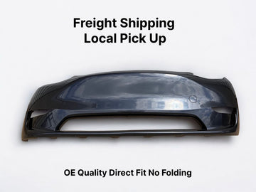 ✅20-24 Tesla Model Y Front Bumper Cover Gray No Sensors w/scratch
