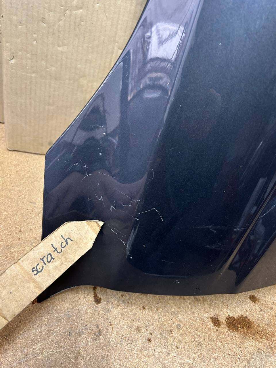 ✅12-20 Tesla Model S Front Right Side Fender Shell Panel Gray w/ scratches