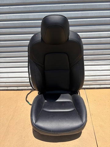 ✅ 17-24 Tesla Model 3 Front Right Passenger Seat Black 1121234-07-B