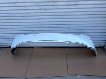 ✅16-26 Tesla Model X Rear Bumper Cover White w/Sensor Holes /scratched